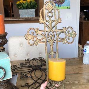 Cross Candle Holder